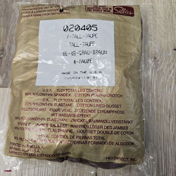 Silkies Vintage TLC 4 Piece Bundle Lot Control Top Size 3 Large And 4 XL Taupe - Picture 4 of 5